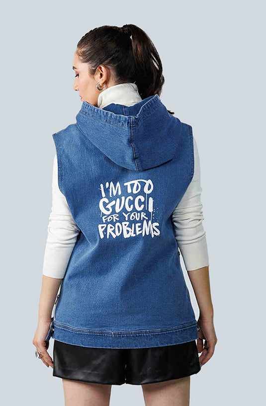 Gucci 4U Fusion Denim Hoodie